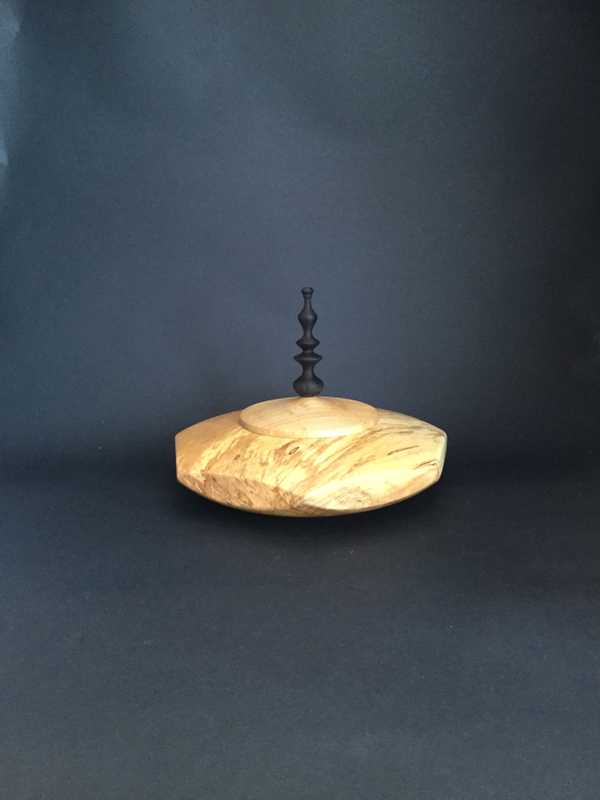 Jewelry Box - Seven sided Spalted Maple (larger)