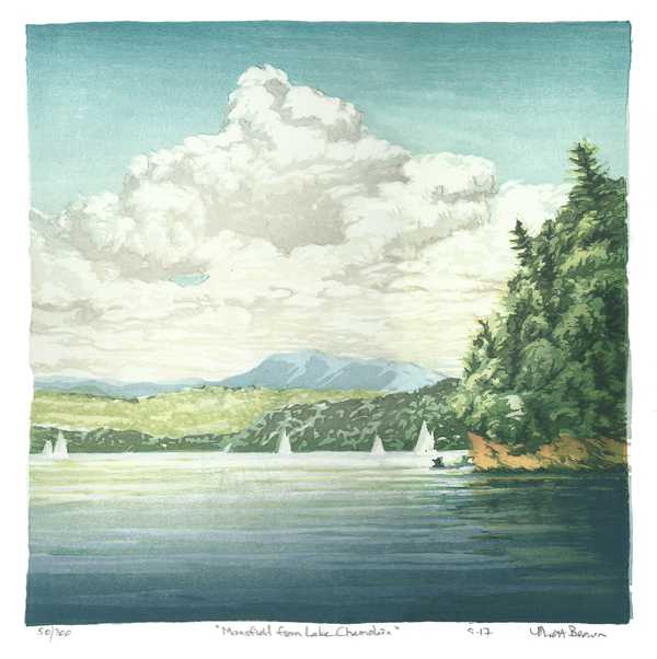 Mansfield from Lake Champlain
