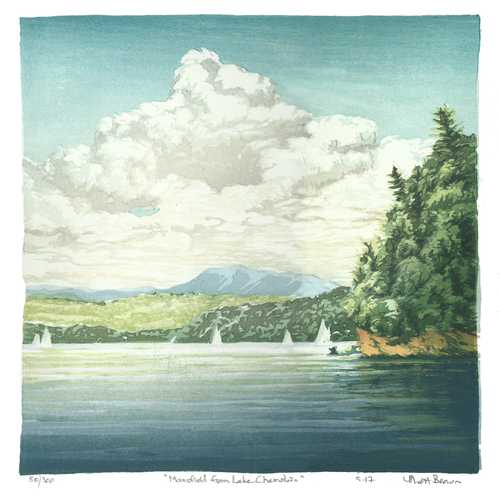Mansfield from Lake Champlain