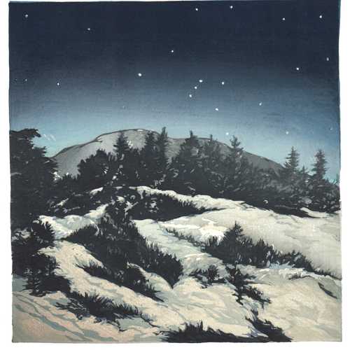 Orion over Mt. Monadnock