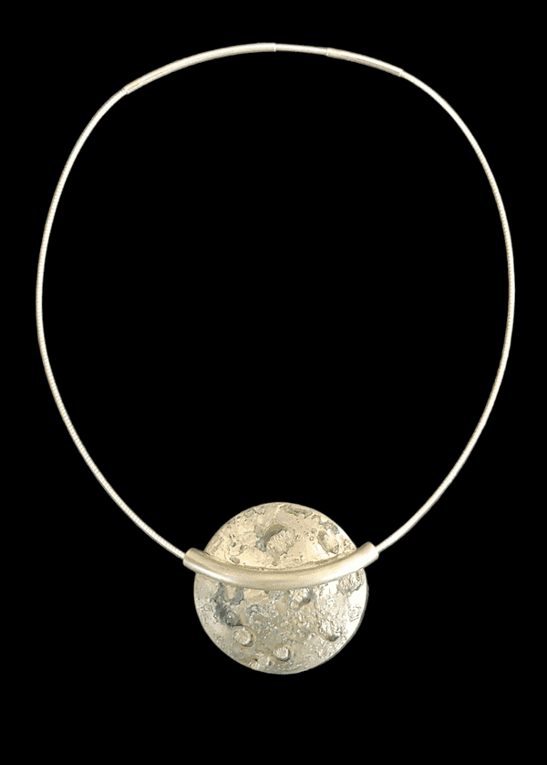 Souffle Moon Pendant, no earrings