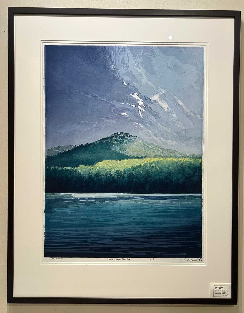 Monadnock from Stone Pond, 7th state, 7/100