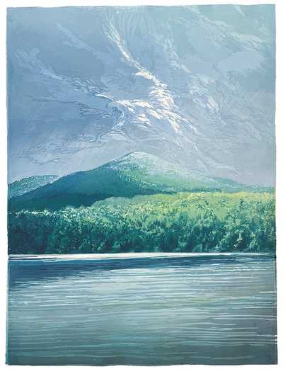 Monadnock from Stone Pond, 5th state