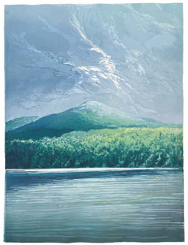 Monadnock from Stone Pond, 5th state