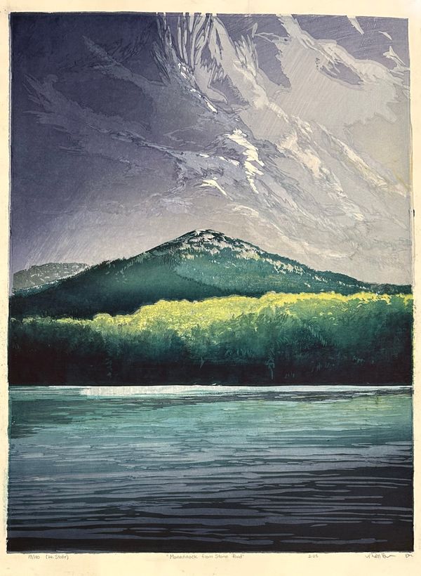 Monadnock from Stone Pond , 7th state, 19/100