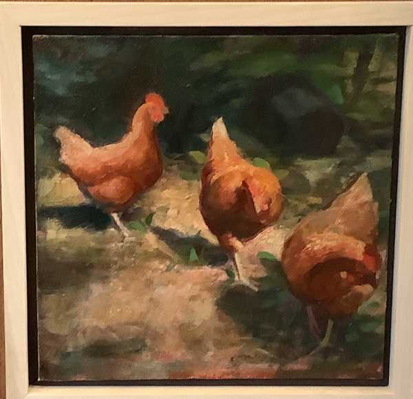 Three Hens