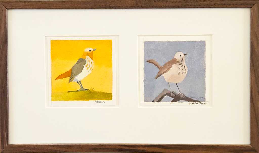 Hermit Thrush and The Hermit Thrush's Neighbor