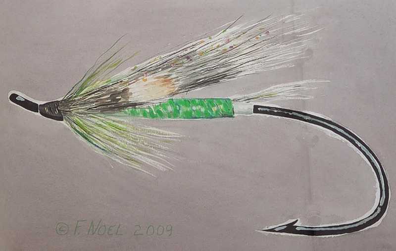 Trout Fly by Fran Noel