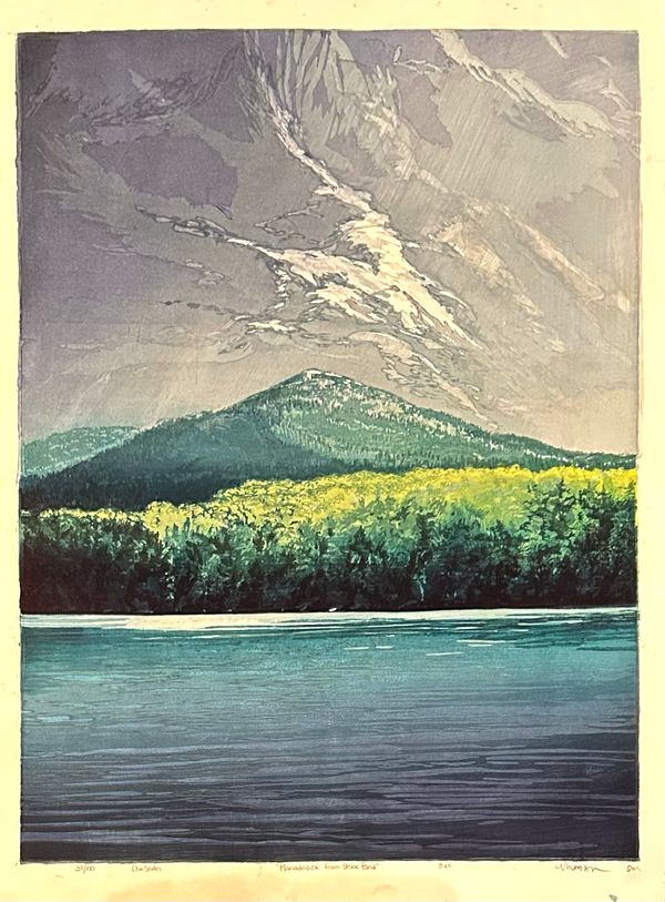 Monadnock from Stone Pond, 7th state, 39/100