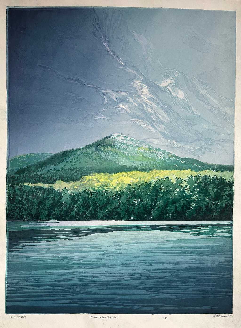 Monadnock from Stone Pond, 7th state, 46/100
