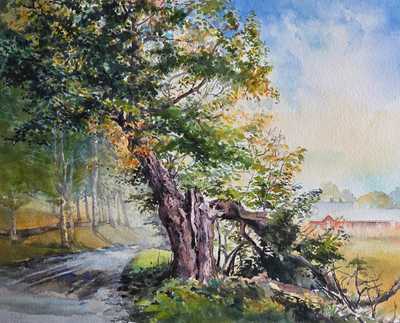 Jericho, One Misty Morning by Michele Moen