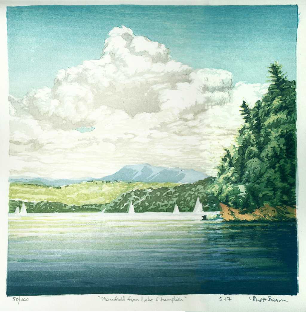 Mansfield from Lake Champlain