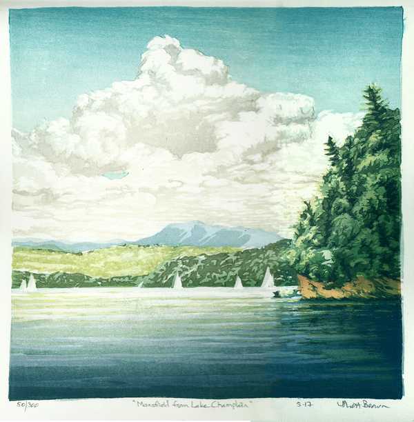 Mansfield from Lake Champlain