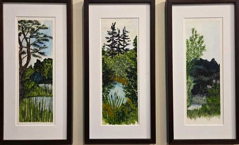 Lyme Triptych by Lynn Adams