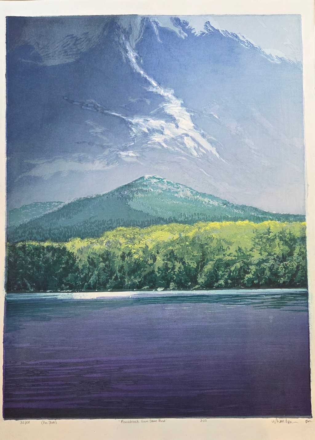 Monadnock from Stone Pond, 7th state