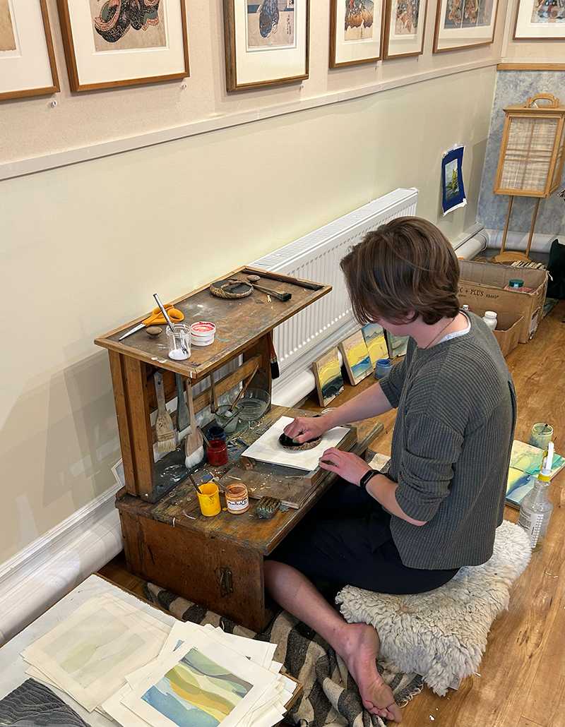 Jenny Sparks printing Binzen Landscape