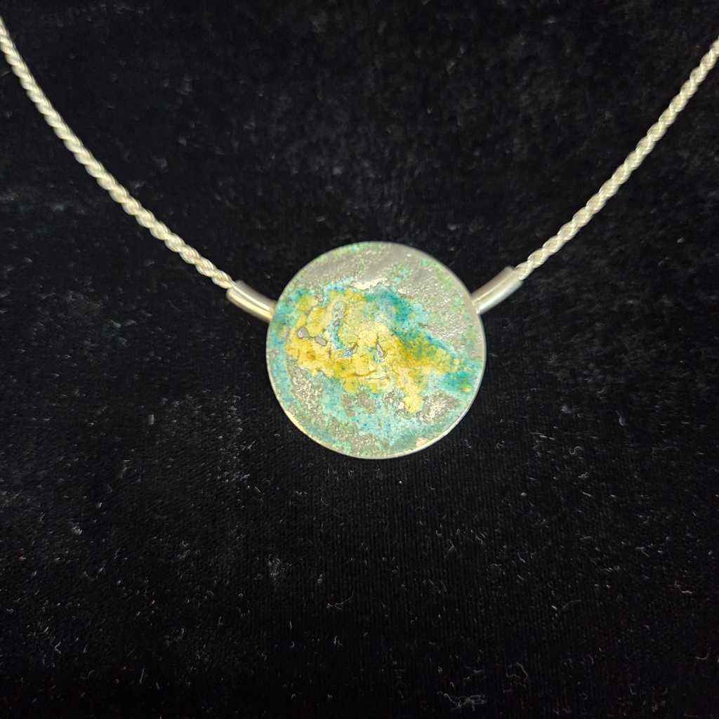 Large Blue/Yellow Pendant