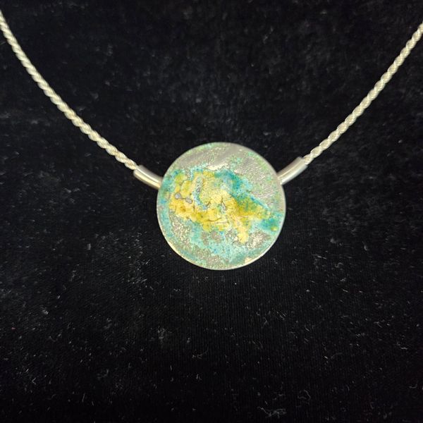 Large Blue/Yellow Pendant