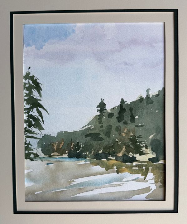Ct River Trees by Kate Cone