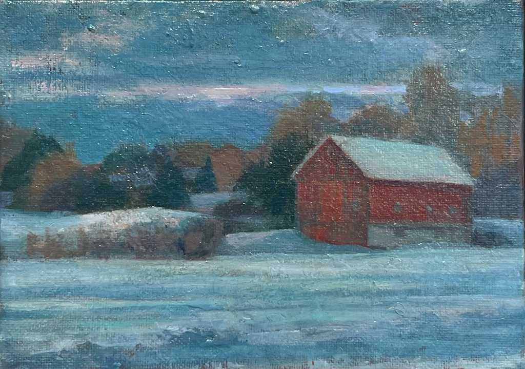 Winter Barn