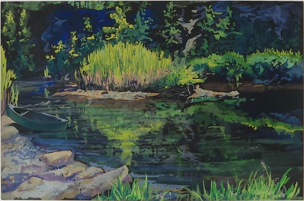 Quarry Catching the Sun by Jenny Sparks