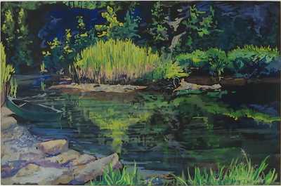 Quarry Catching the Sun by Jenny Sparks