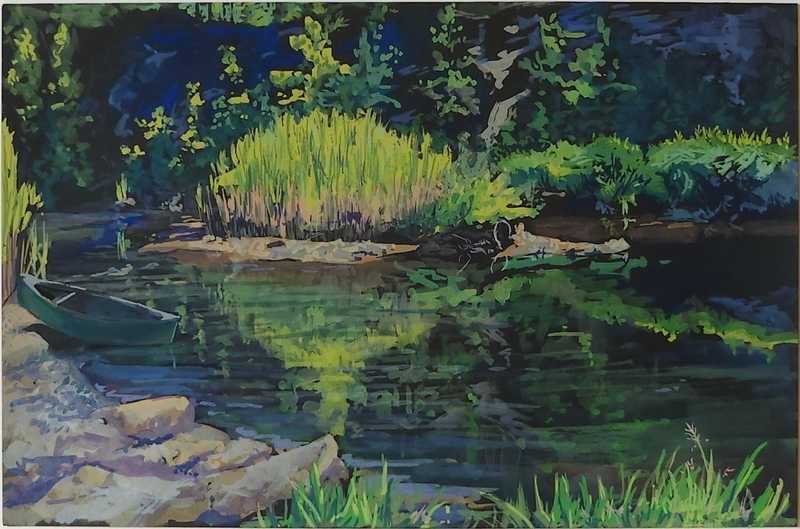 Quarry Catching the Sun by Jenny Sparks