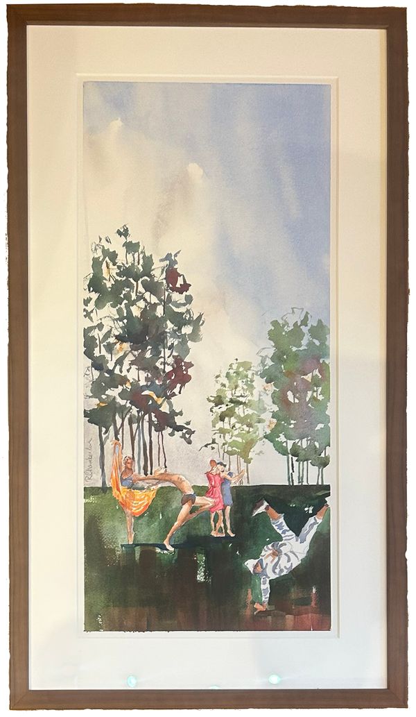 In a Forest Clearing by Robert Chamberlin