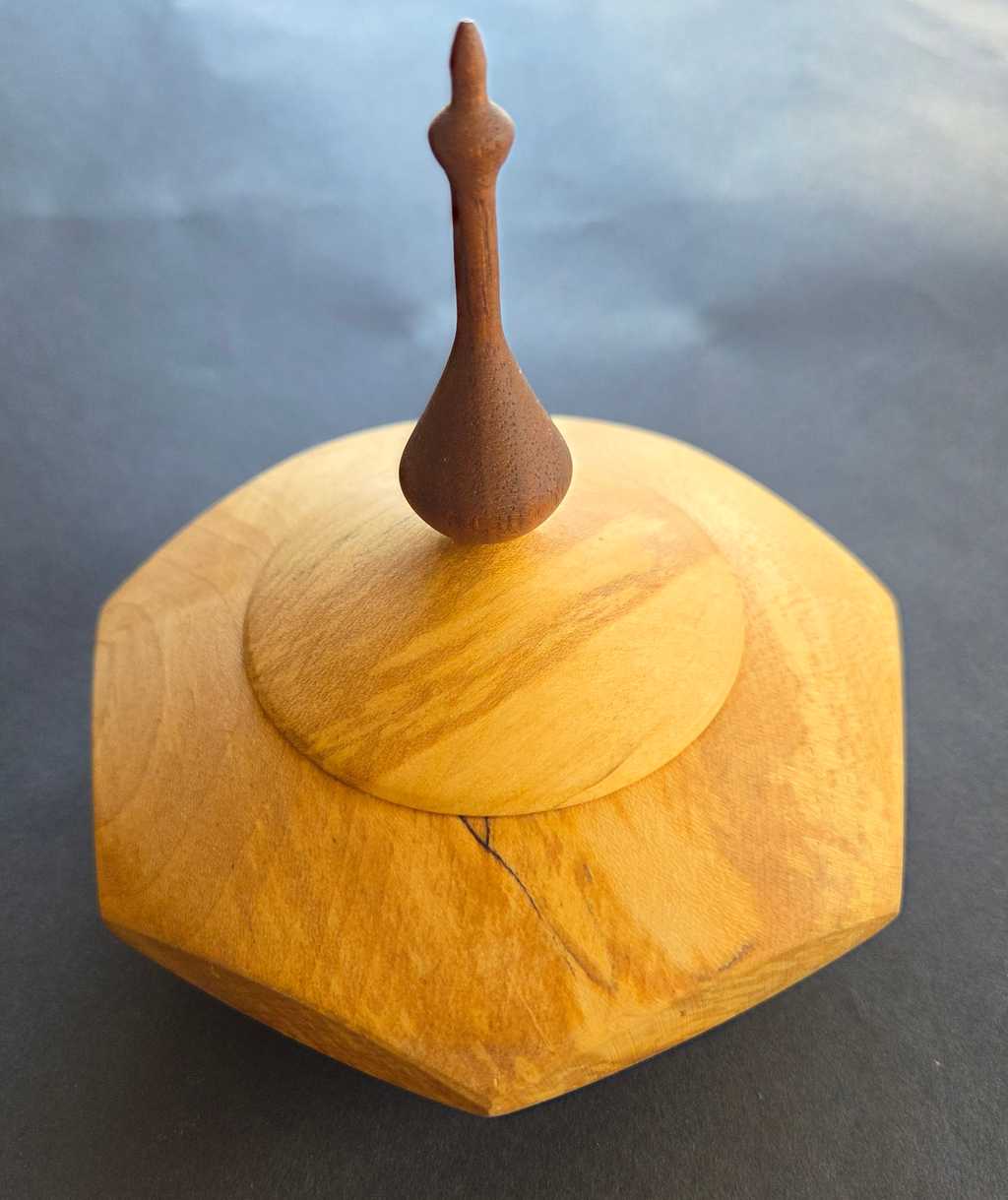 Jewelry Box - Seven sided Spalted Maple (larger)
