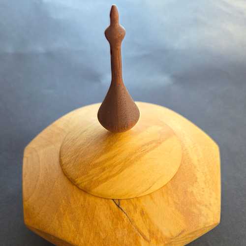 Jewelry Box - Seven sided Spalted Maple (larger)