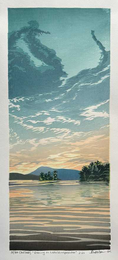 Evening on Lake Winnipesaukee, 3rd state
