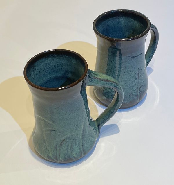 Blue-green mug