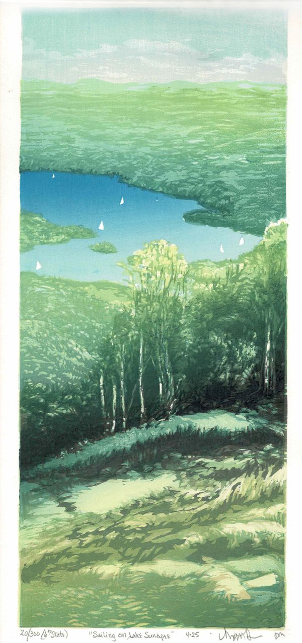 Sailing on Lake Sunapee, 6th state