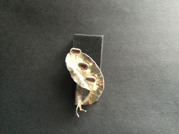 Forged Flower Brooch