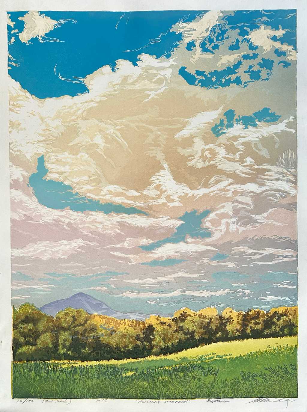 Ascutney Afternoon, 2nd state, 15/100