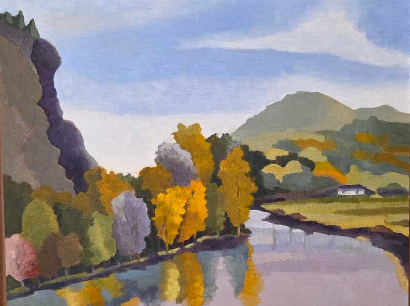 Brown - Looking North from Orford Bridge