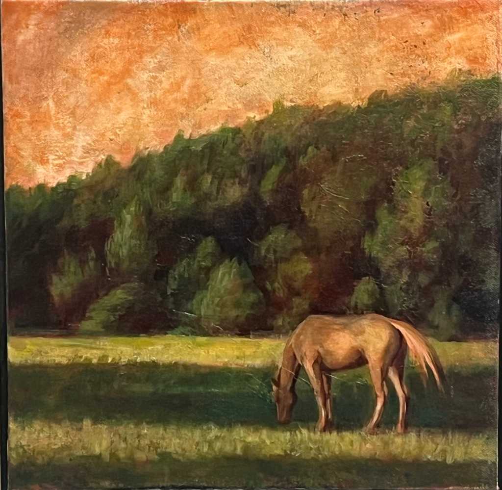 Horse at Sunset