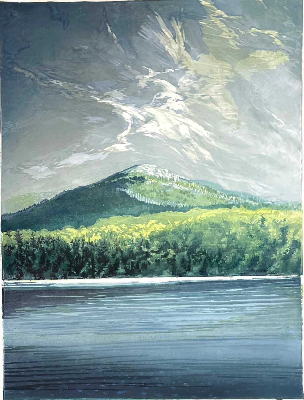 Monadnock from Stone Pond, 5th state