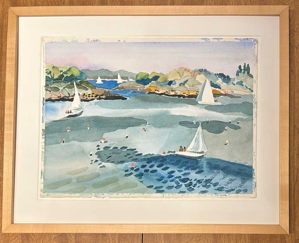 Sailboats at Peaks Island