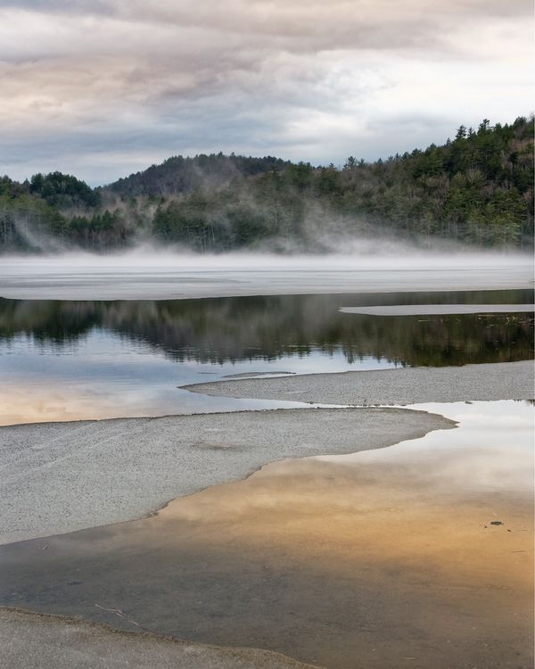 Post Pond Mist after Sunset