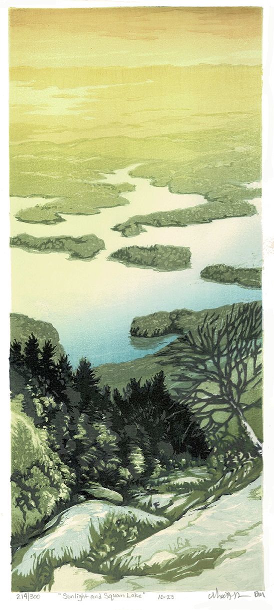 Sunlight and Squam Lake