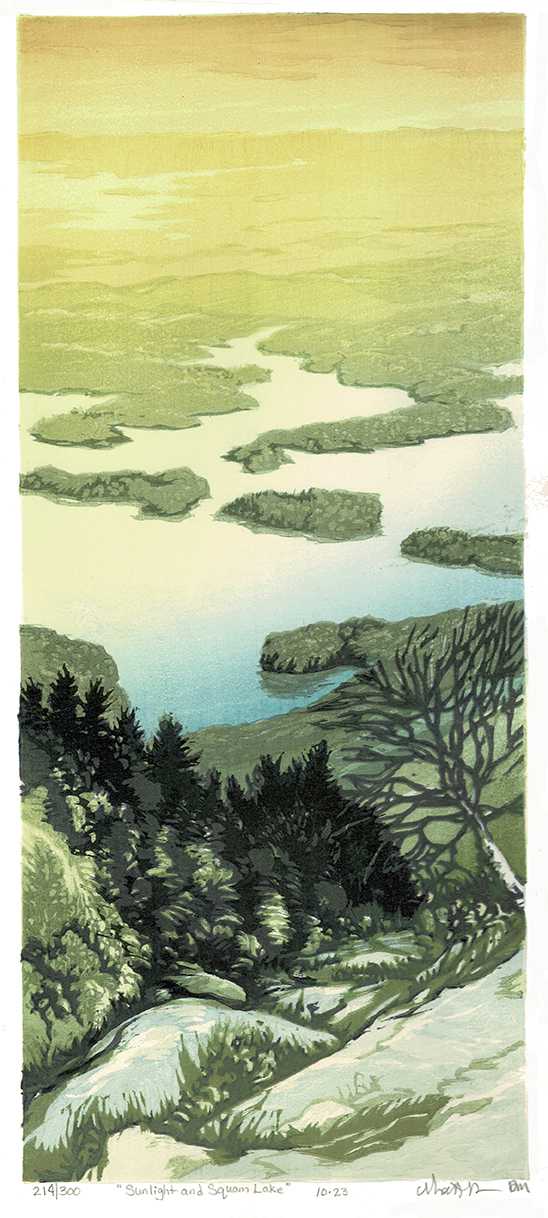 Sunlight and Squam Lake