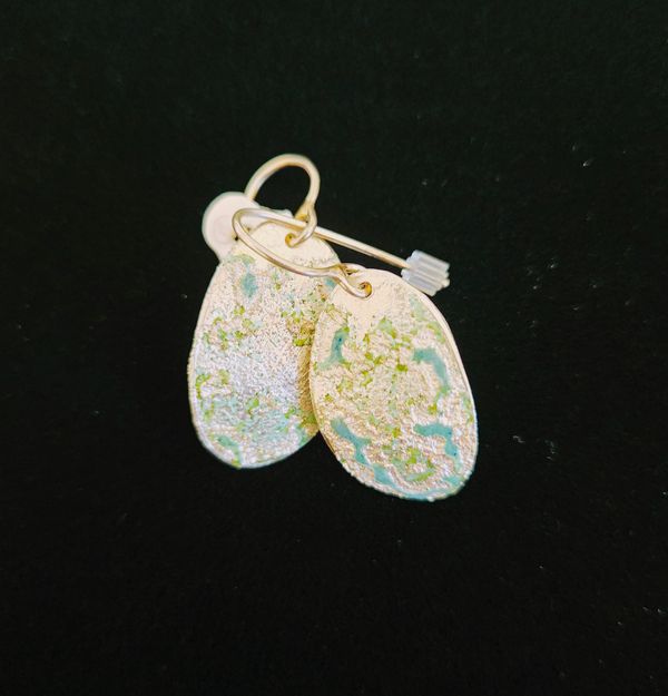 Larger Oval Dangle Earrings