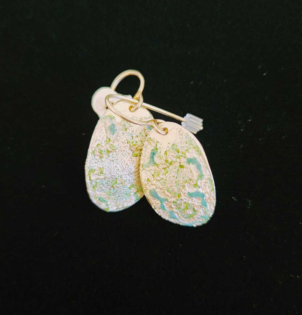 Larger Oval Dangle Earrings